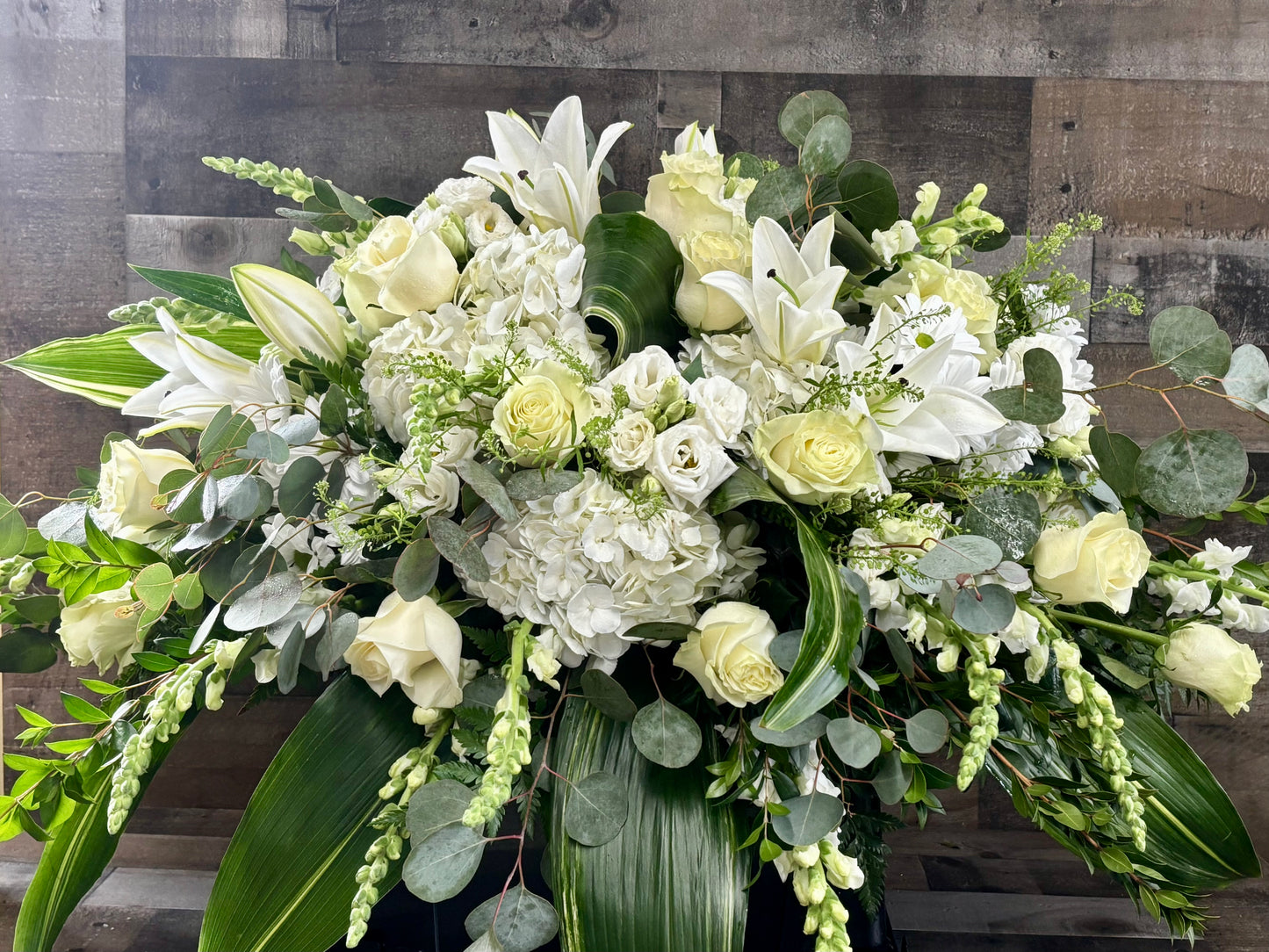 Abundant life casket spray