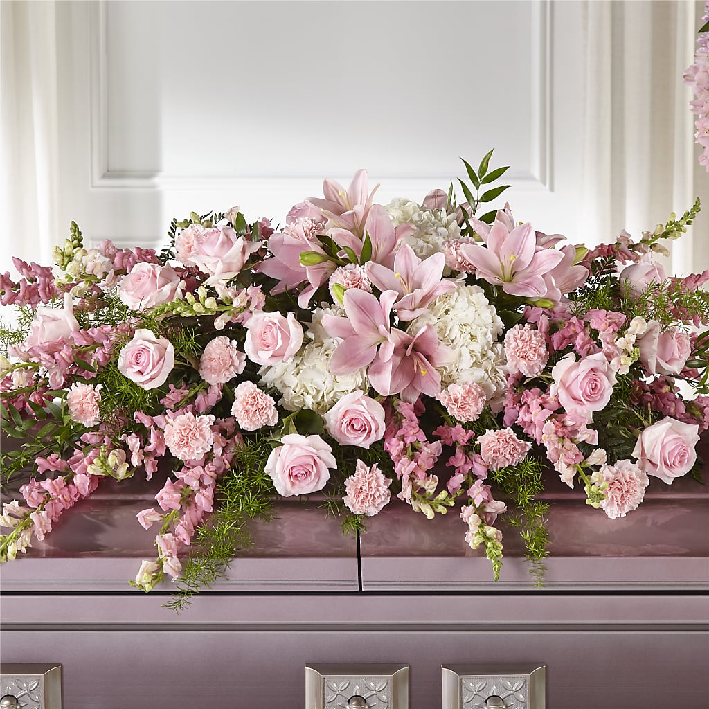 Life & Remembrance Casket Spray – Flowers By Steve, Inc., Haverhill MA