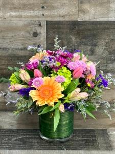 Spring Cylinder Centerpiece