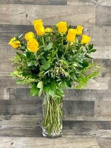 Just Roses Yellow –  Flowers By Steve, Inc., Haverhill MA