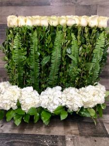 Deluxe Rose Hedge –  Flowers By Steve, Inc., Haverhill MA