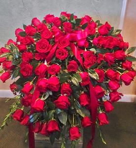 All Roses Casket Spray –  Flowers By Steve, Inc., Haverhill MA
