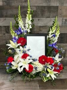 Patriotic Picture Arrangement –  Flowers By Steve, Inc., Haverhill MA