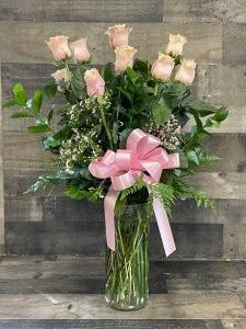 Pink Rose Bouquet –  Flowers By Steve, Inc., Haverhill MA