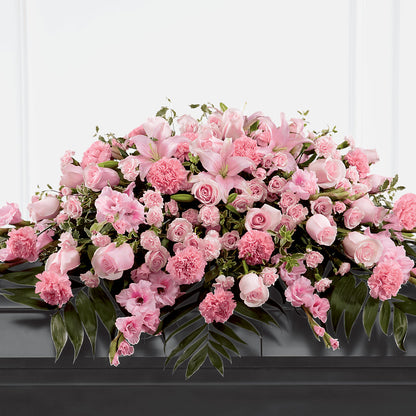 Garden of Comfort Casket Spray (Standard) –  Flowers By Steve, Inc., Haverhill MA